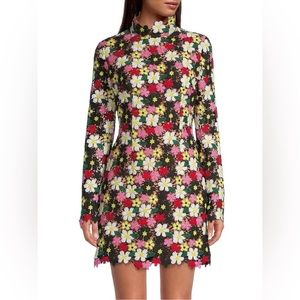 Elliatt Cay OpenBack Crochet Minidress
Multi, Small